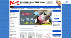 Desktop Screenshot of multisaranacetak.com